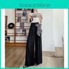 Silk Scarf Wide Leg Suit Pants For Women With High Waist Casual Style Spring Summer