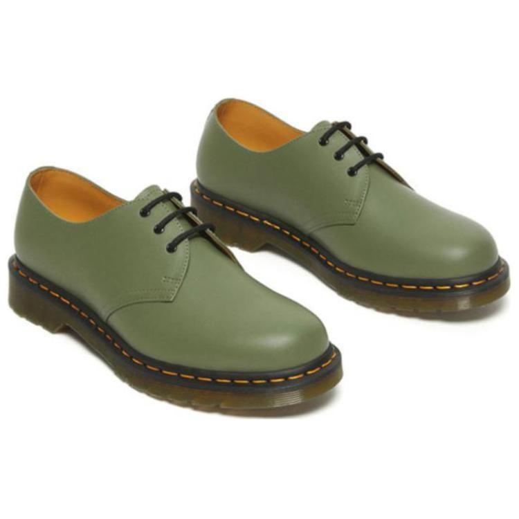 Dr. Martens 1461 Oxford hladká kůže 'Khaki Green' 27757384