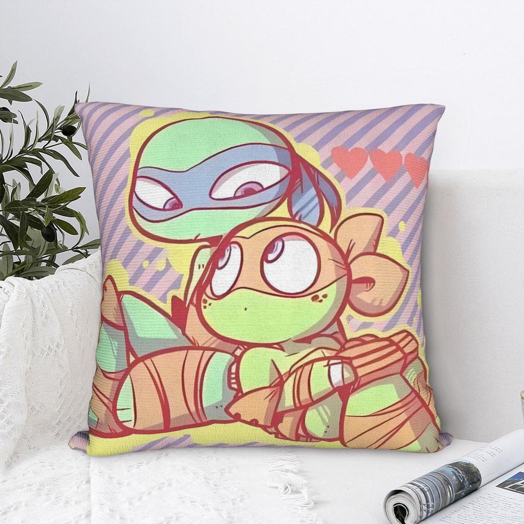 TT-eenage M-Mutant Ninja Turtles Pillow Cover Retro Trendy Pillow Case For Sofa Home Decor Comfy Pillowcases Birthday Present