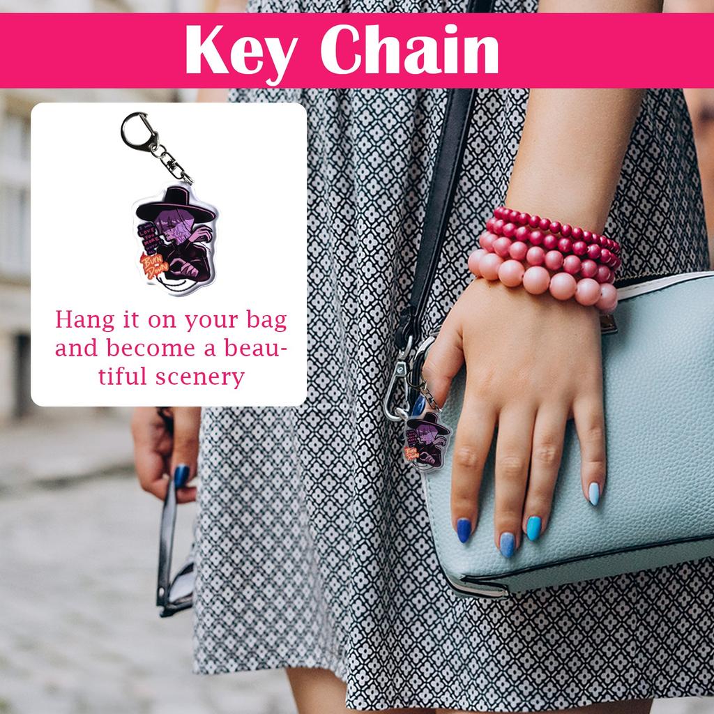 Acrylic Keychain, Hunting Group, Cartoon Surrounding Group, Anime Pendant Schoolbag, Student Gift