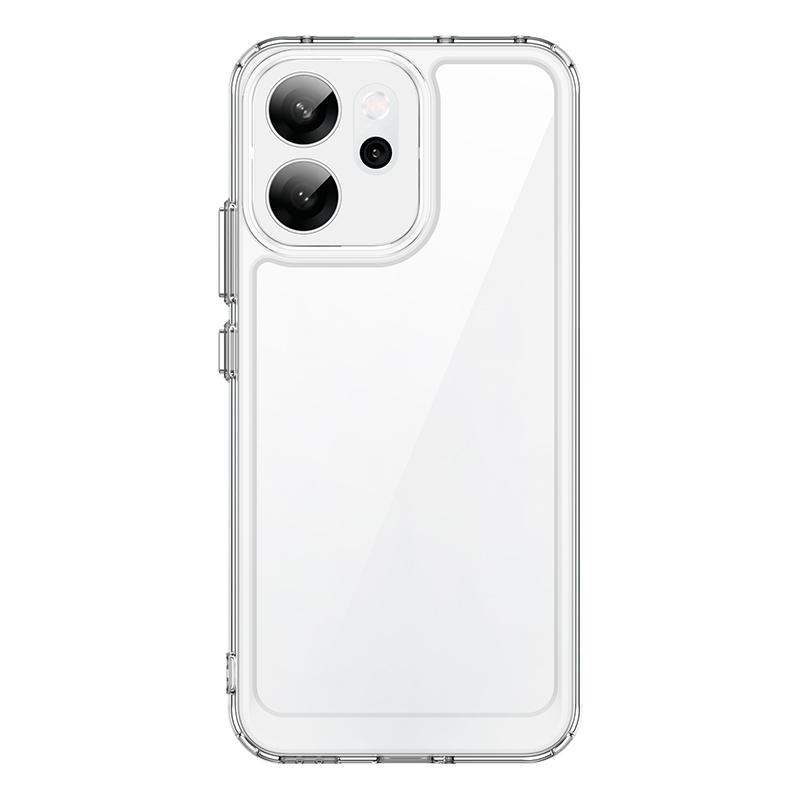 For oppo Reno14 F 5G Case oppo Reno14 F 5G Cover Funda Clear PC + Silicone Shockproof Protective Phone Cover oppo Reno14 F 5G