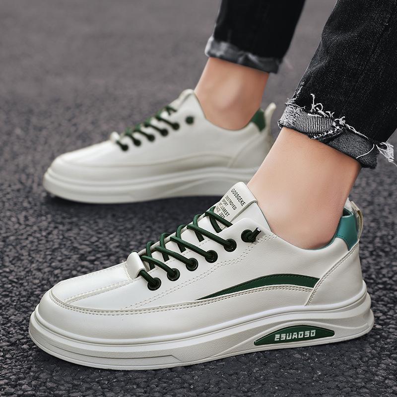 Fleece and Cotton Board Shoes Men's Platform White Shoes Casual Shoes Student Sports Men's Shoes Tide Winter