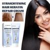Haarglättung Keratin Ratin Reparaturcreme, Reparatur Seidige Haarpflege Feuchtigkeitsspendende Haarmaske Behandlungcreme