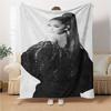 Elegant Fashion Portrait Blanket Soft Throw Blanket For Home Bedroom Bed Sofa Travel Office Solid Christmas Blanket