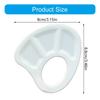 3 Color Mixing Tray Miniature Handheld Finger Painting Palette For Watercolor Oil Acrylic Paint With Thumb Hole Design