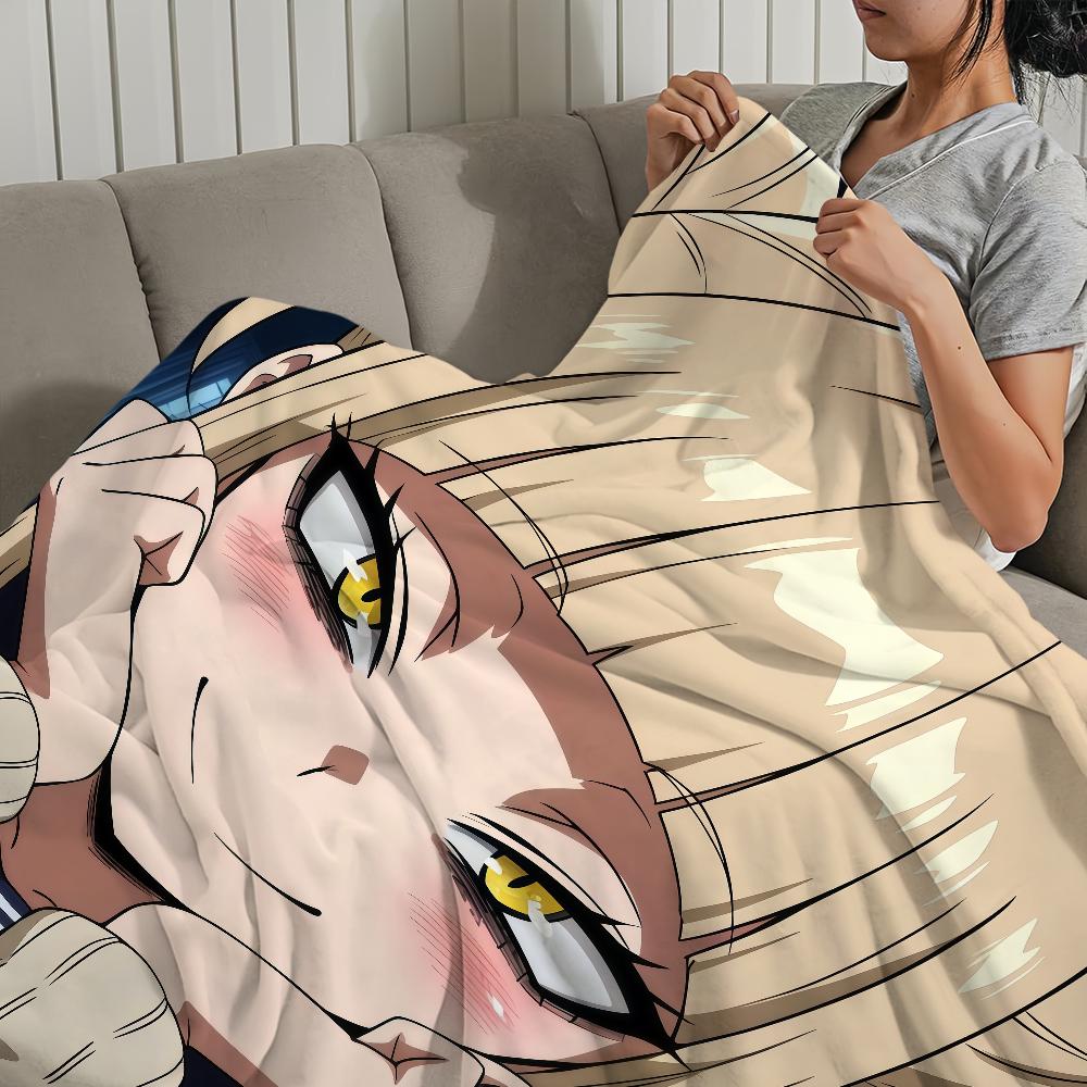 Flannel Toga Warm Comfort Soft Plush Blanket for Sofa h-Himiko Living Room Anime Office Fanart  Bedroom Travel Kawaii Girl Gift
