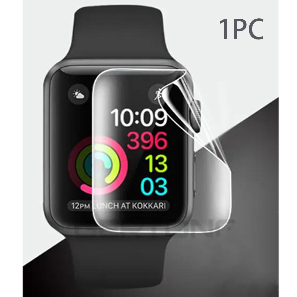 Apple Watch Protective Case & Hydrogel Screen Protector for All iWatch Series