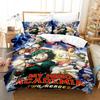 My Hero Academia Bettwäsche-Set Japan Anime Bequeme Bettbezüge Einzelbett Doppelbett Queen-Size Twin-Size Vollgröße Bettbezug Jugendzimmer