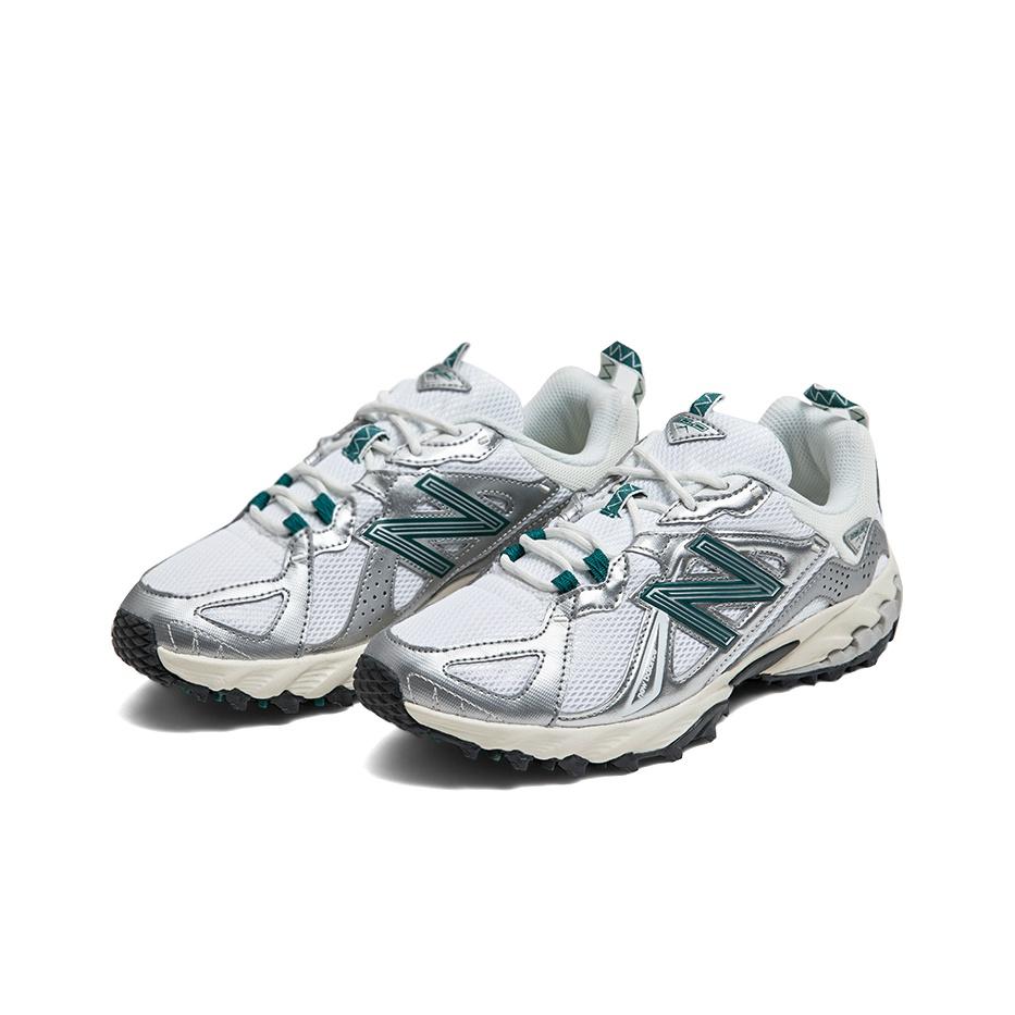 New Balance 610 Silver Reflection Unisex Sneakers Silver-Metallic Vintage-Teal ML610TAE