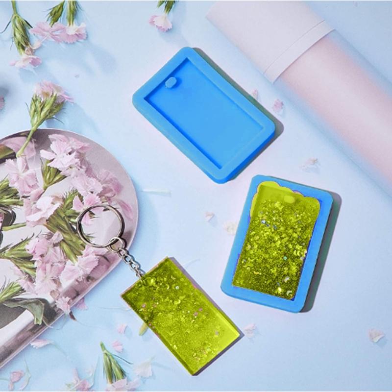 Diy Crystal Epoxy Mold Silicone Mold for Pendant Label Shape Mirror Craft Mold Silicone Mould Jewelry Making Tool