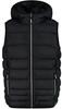 Jacket CMP Vest Fix Hood Vest Made of Synthetic Fiber Black