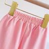 Spring-Style Baby Girl Babydoll Top & Long Pants Set