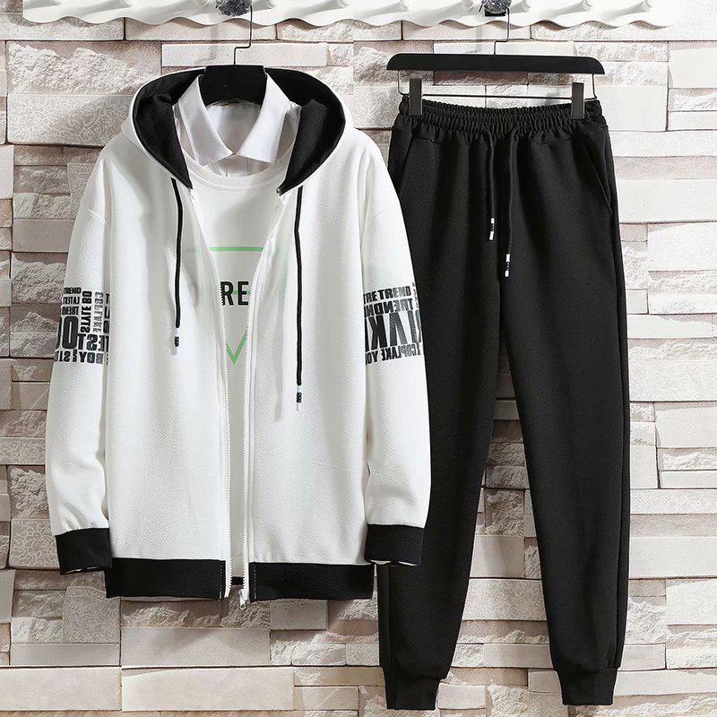 Men's Casual Sportswear Set: Autumn 2022 Long Sleeve Sweater & Pants