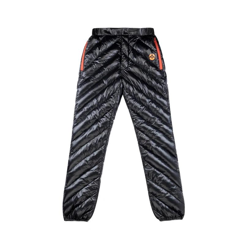 Aegismax Unisex Outdoor Camping Winter Warm Ultralight Goose Down Pants 800fp Hking Waterproof Nylon Trousers XS(old)