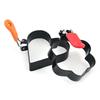 Heart-Shaped Stainless Steel Egg and Cookie Mold Cooking Tool