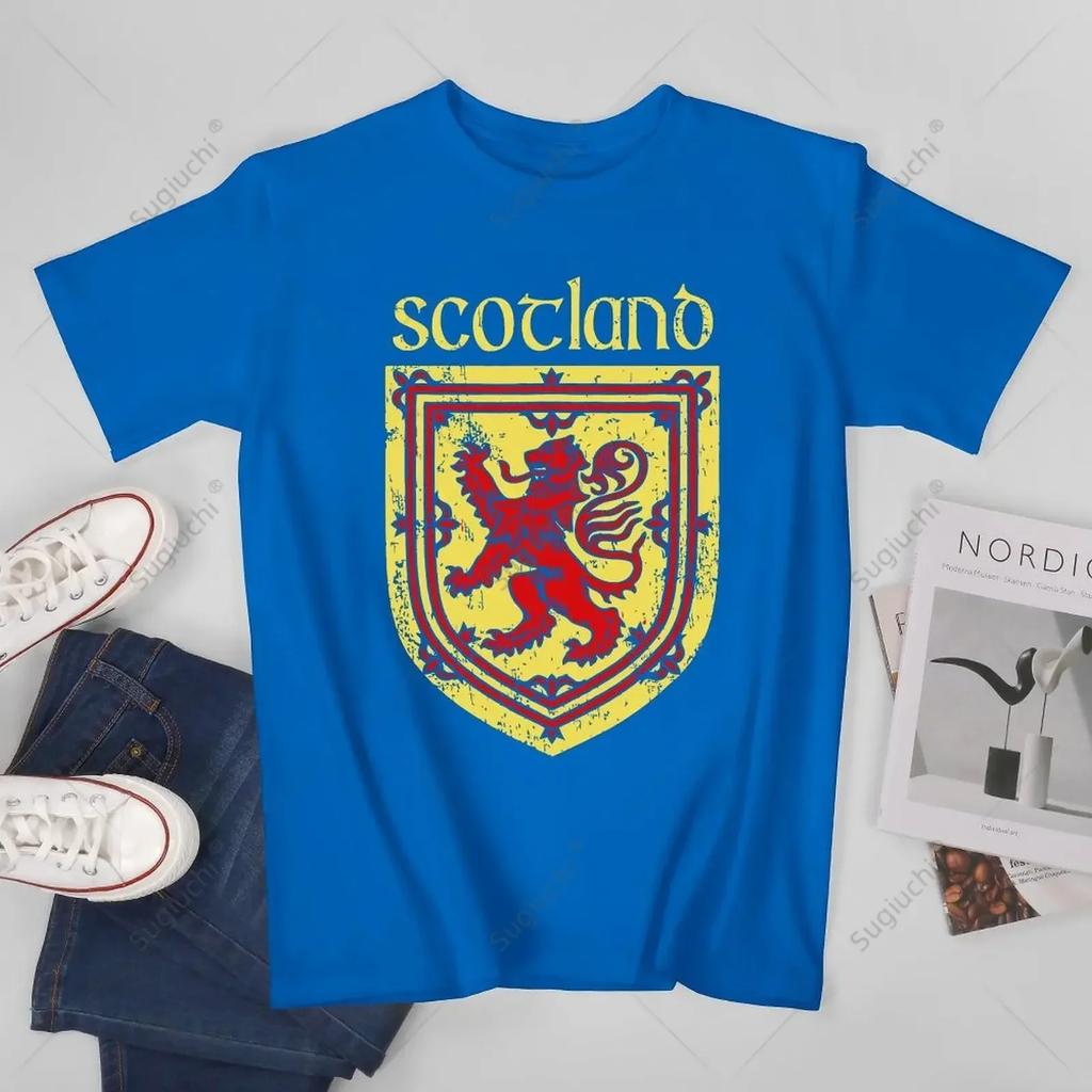 Unisex Unisex Scottish Rampant Lion Scotland Coat of Arms Tshirt Tees T Shirts WoUnisex Boys 100 Cotton TShirt