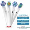 16X Replacement Brush Heads Compatible with Several Models Compatible for Oral B - Made In China