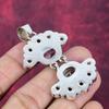 White Topaz Gemstone 925 Sterling Silver Handmade Wonderful Jewelry Pendant, For Memorial Day