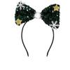Non-slip Christmas Hairband Shiny Christmas Headband Cute Bowknot Hair Hoop  Girls