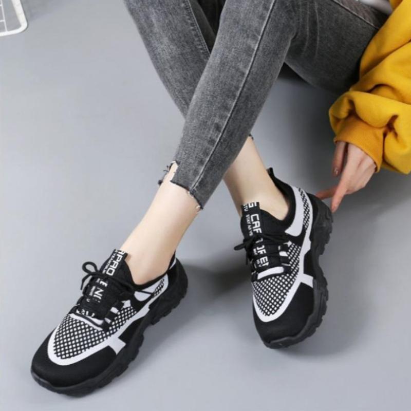 Scarpe Sportive Casual da Donna Traspiranti - Sneakers Basse in Maglia Leggera per Corsa, Fitness e Camminata, Comfort per tutte le Stagioni
