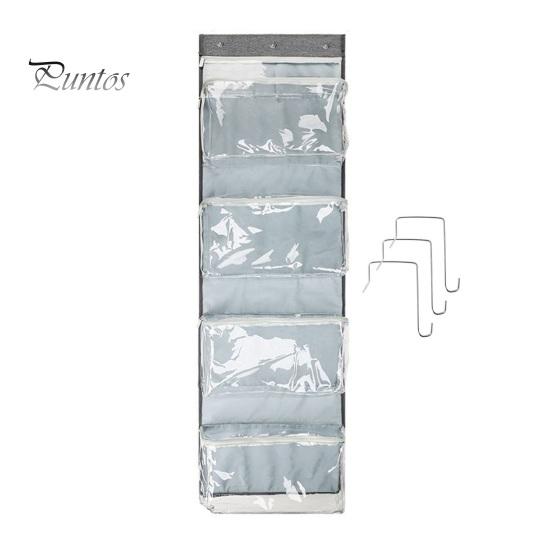 

Органайзер для вязания крючком, сумка для хранения пряжи, большая вместимость, несколько отделений, застежка-молния, органайзер для хранения вязания крючком, прозрачная подвесная сумка серый