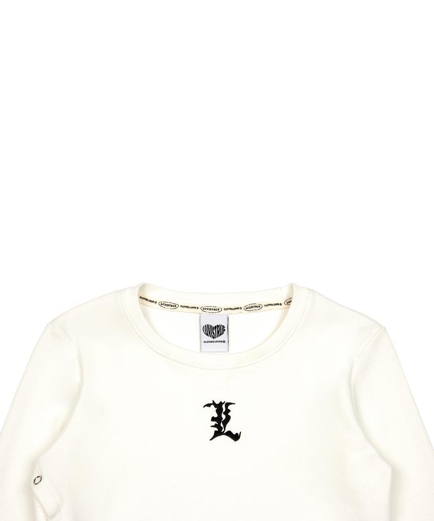 LUVISTRUE Vl L Logo Tee(White)