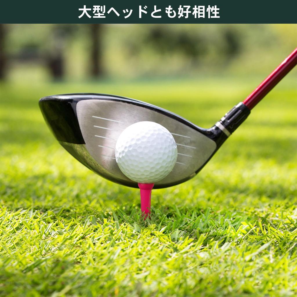 Tabata Good Tee Stepped Golf Plastic Extra 30 pieces Tees, Tees, 40mm, Long, (GV8001)