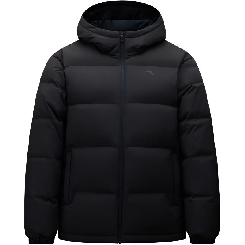 Anta Giacca imbottita con cappuccio e zip, con lettere, da uomo, capospalla 152547935-3