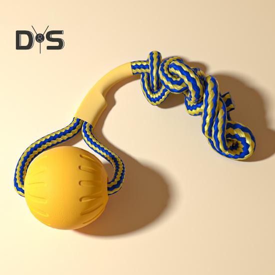 Hundleksak Flygande Diskar Anti-Bett Dragleksak Träningsring Hund Tuggleksak för Aggressiva Tuggare Interaktiv Hund Fånga Och Hämta Leksak för Hundar 15-65 lbs