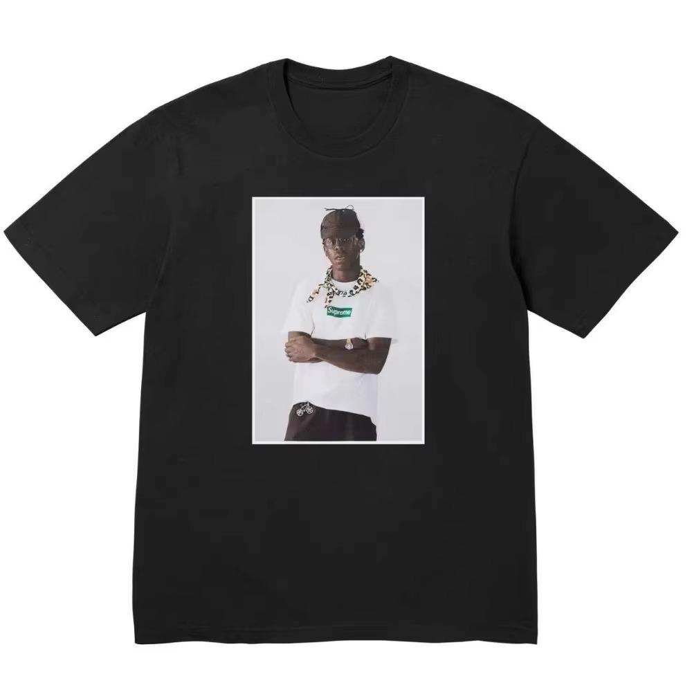 2025 Summer Trendy Brand High Quality Versatile Fashion T-shirt Men Women Plus Size Casual Short Sleeve Cotton Tee Unisex