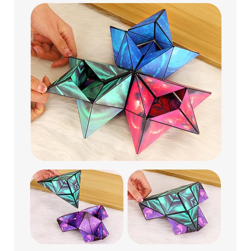 Magic Cube 3x3x3 Plastic Diy Colorful Packaging Age 7+