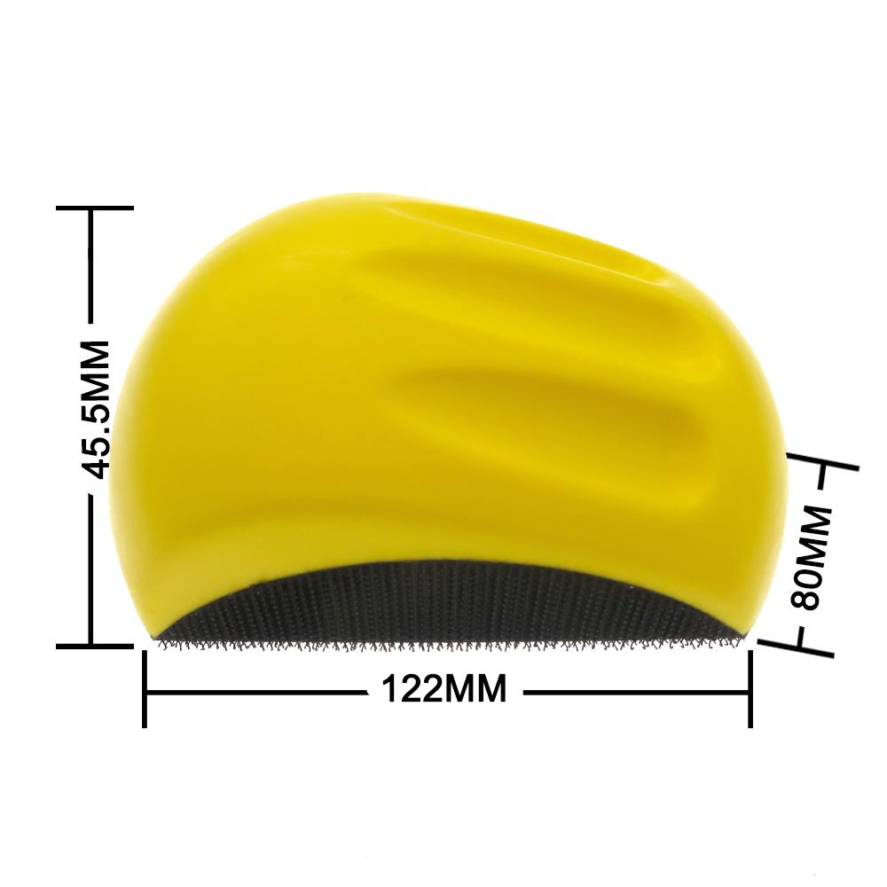 Sanding Disc Holder Sand paper Backing Polishing Pad Hand Grinding Block PU Foam Sanding Disc for Polishing Wood and Metal