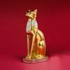 Vintage Sculpture Egyptian Cat Statue Goddess Bastet Statuette Cat God Figurine Living Room Office Desk Decoration Home Decor