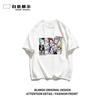 ONE PIECE Japanese Animation Pure Cotton Printed Shortsleeved Tshirt Summer Korean Unisexs and Womens Couple Tops Tide
