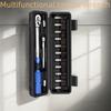 15Pcs Pre Adjustable Torque Wrench Set 1/4'' 2-24N.m Sleeve Removal Ratchet Auto Repair Tool For Automotive Maintenance