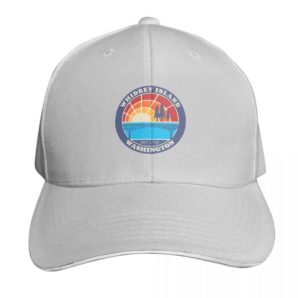 WHIDBEY ISLAND LOGO Baseball Cap Hats for Unisex GentleUnisex Hat Sports Cap Derby Hat Boy Womens