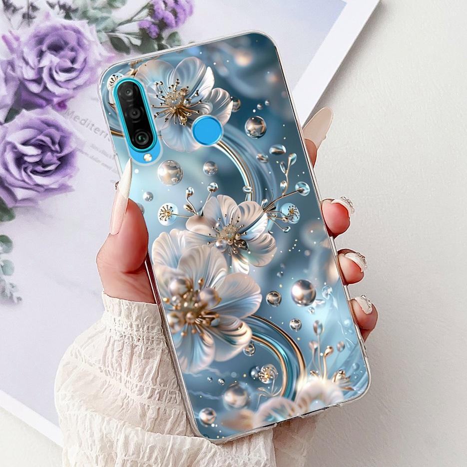For Huawei P30 Lite Case Cool Dragon Pattern Cover Clear Silicone Soft Slim Phone Case For Huawei P30 Pro P 30 Lite P30Lite Bags