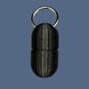 Capsule Shape Medicine Box Keychain Portable Mini Keychain Creative Pills Box