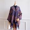 Luxury Brand Autumn Cashmere Pashmina Shawl Scarf for Women Wrap Warm Winter Scarves Blanket Print Female Foulard Poncho Stole
