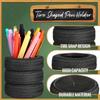 1pcs Fun Tire-Shaped Pen Holder -PVC Desk Organizer, Ideal for School and Office Supplies, Painted Finish, Office Supplies