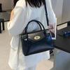 Leather Casual Messenger Bag Autumn and Winter New Fashion Shoulder Bag Niche Versatile Underarm Bag Commuter Women's Bag