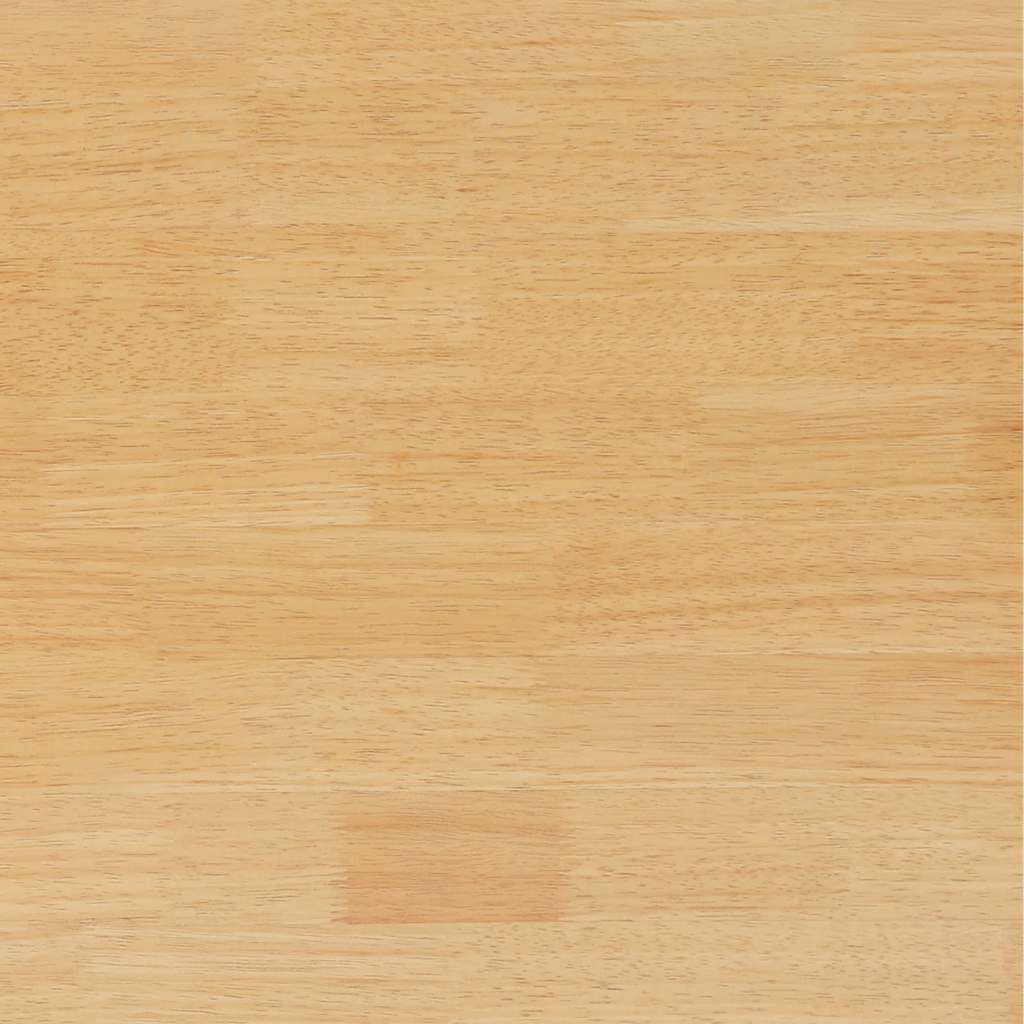 Dining Table Natural Solid Rubberwood