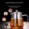 ZISIZ Heat-Resistant Glass Teapot