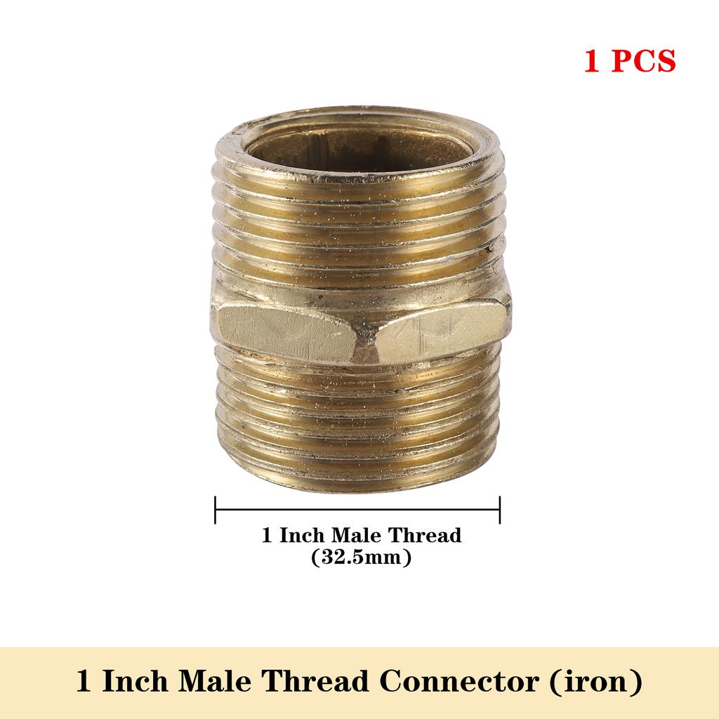 1 Pc 1/2" 3/4" 1" Female Male Thread Through Adapter Copper Extender Connect Repair Durable Hose Coupling Joint Garden Fitting