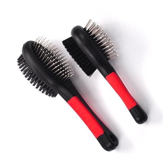Dog Hair Comb Exquisite Hand Held Double-sided Pet Grooming Brush for Household