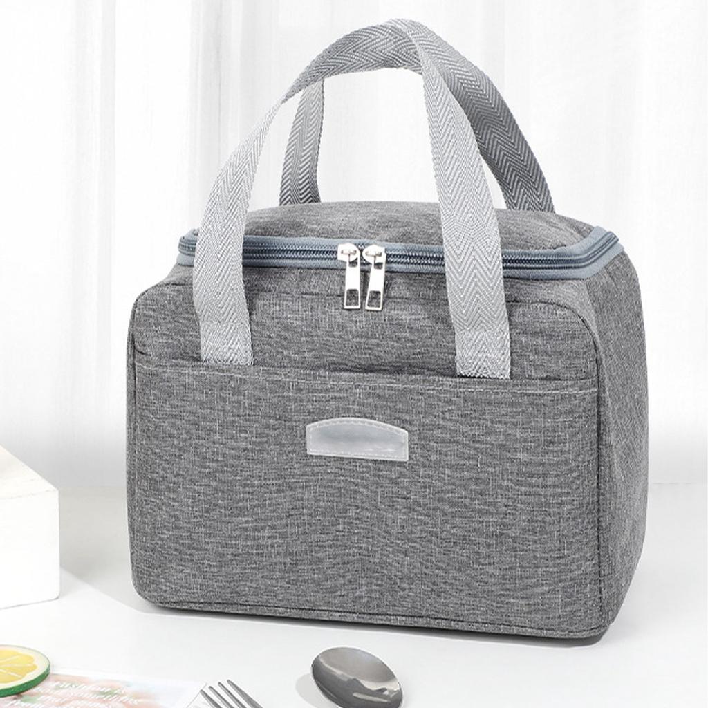 Insulated Lunch Bag Waterproof Large Capacity Sturdy Handle Food Lunch Container for Office Picnic