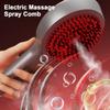 Electric Spray Massage Comb 4 Mode Scalp Application Liquid Comb Essential Oil Liquid Guide Hair Loss Prevention Scalp Care Tool