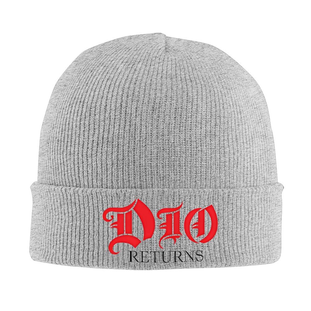 pc DIO Heavy Metal Band Knitted Hat Beanie Autumn Winter Hat Warm Color Cap Unisex Women
