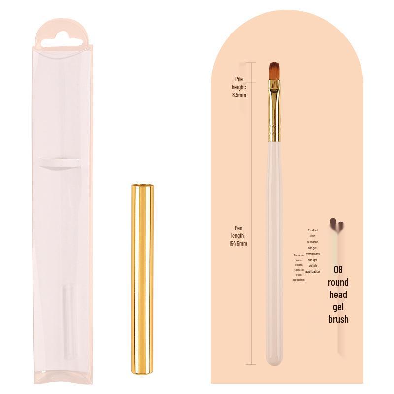 Japanese 12-Piece Nail Art Brush Set for Gel and Flower Designs