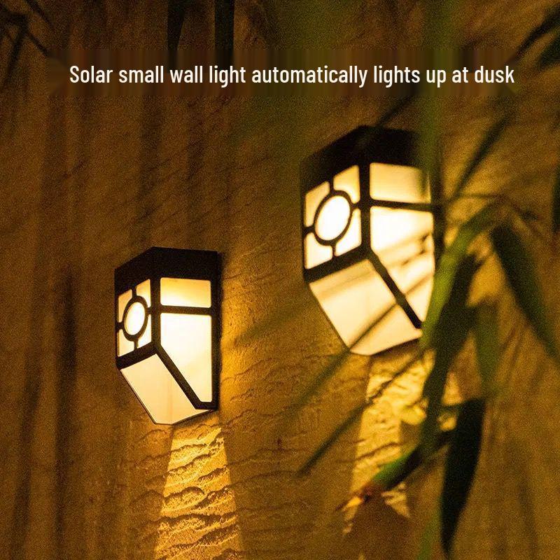 

Водонепроницаемые уличные солнечные настенные светильники с вольфрамовой нитью и датчиком движения для двора или забора Warm Light